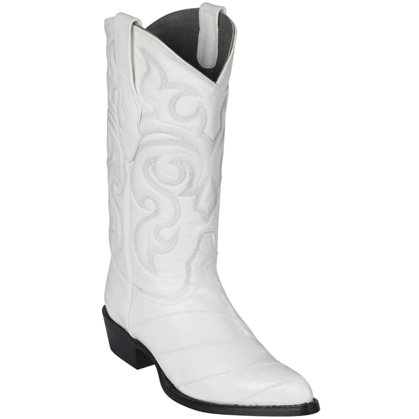 White eel boots