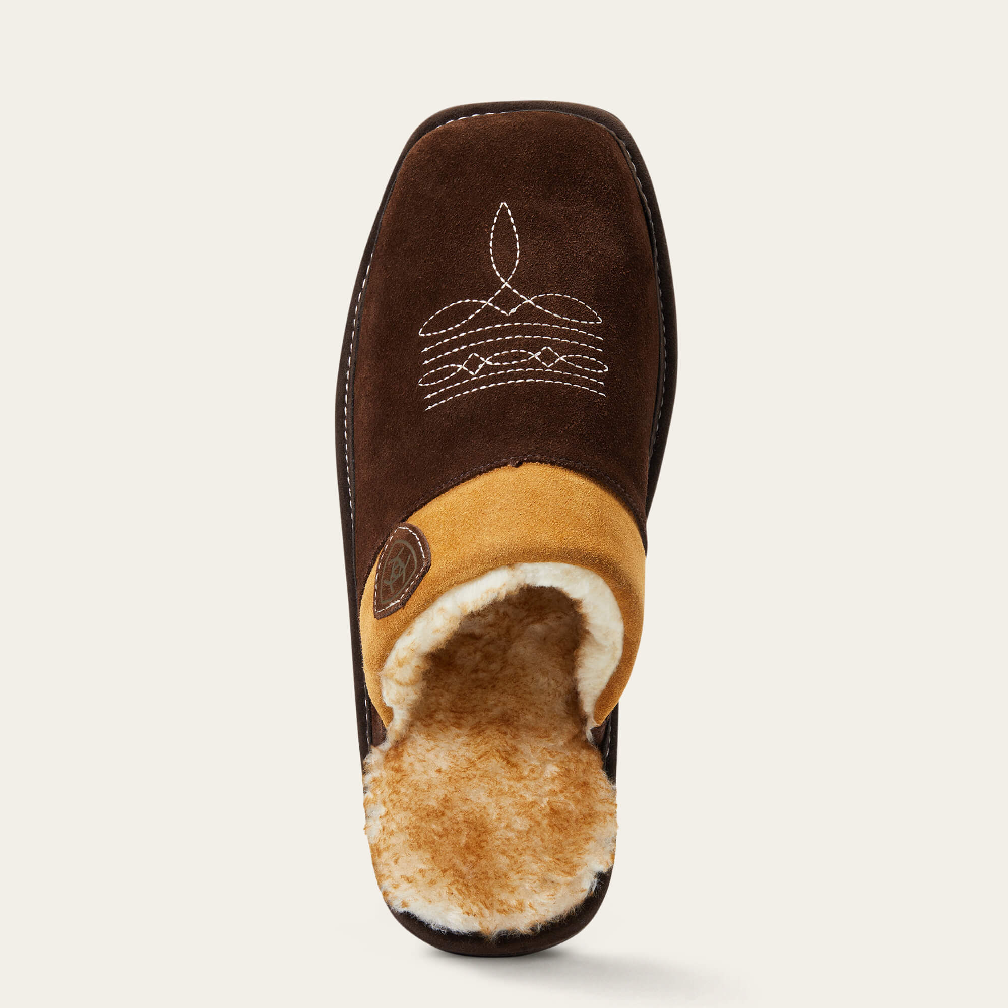 Ariat boot slippers Brown