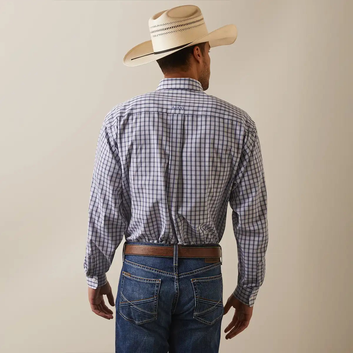Camisa Ariat Wrinkle Free Ace Plaid Classic