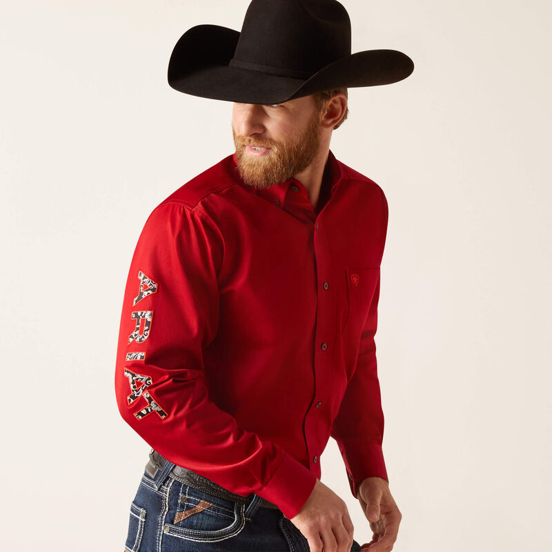 Cranberry Crimson Team Logo Ariat Shirt