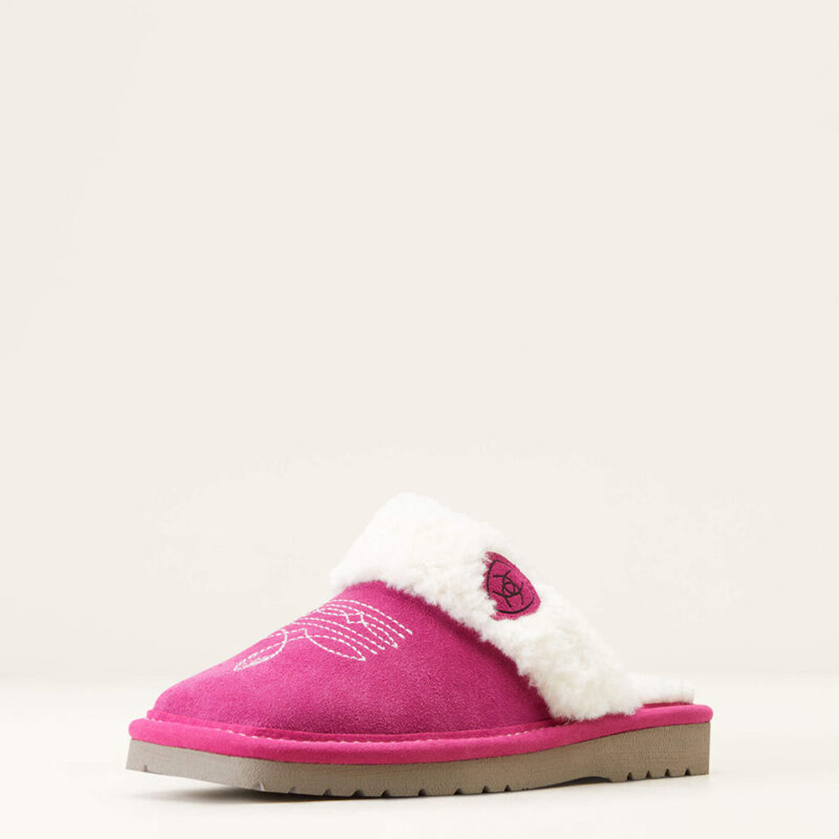 Pink Ariat Slippers Jackie Very Berry