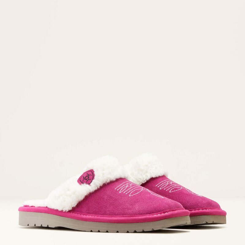 Pink Ariat Slippers Jackie Very Berry