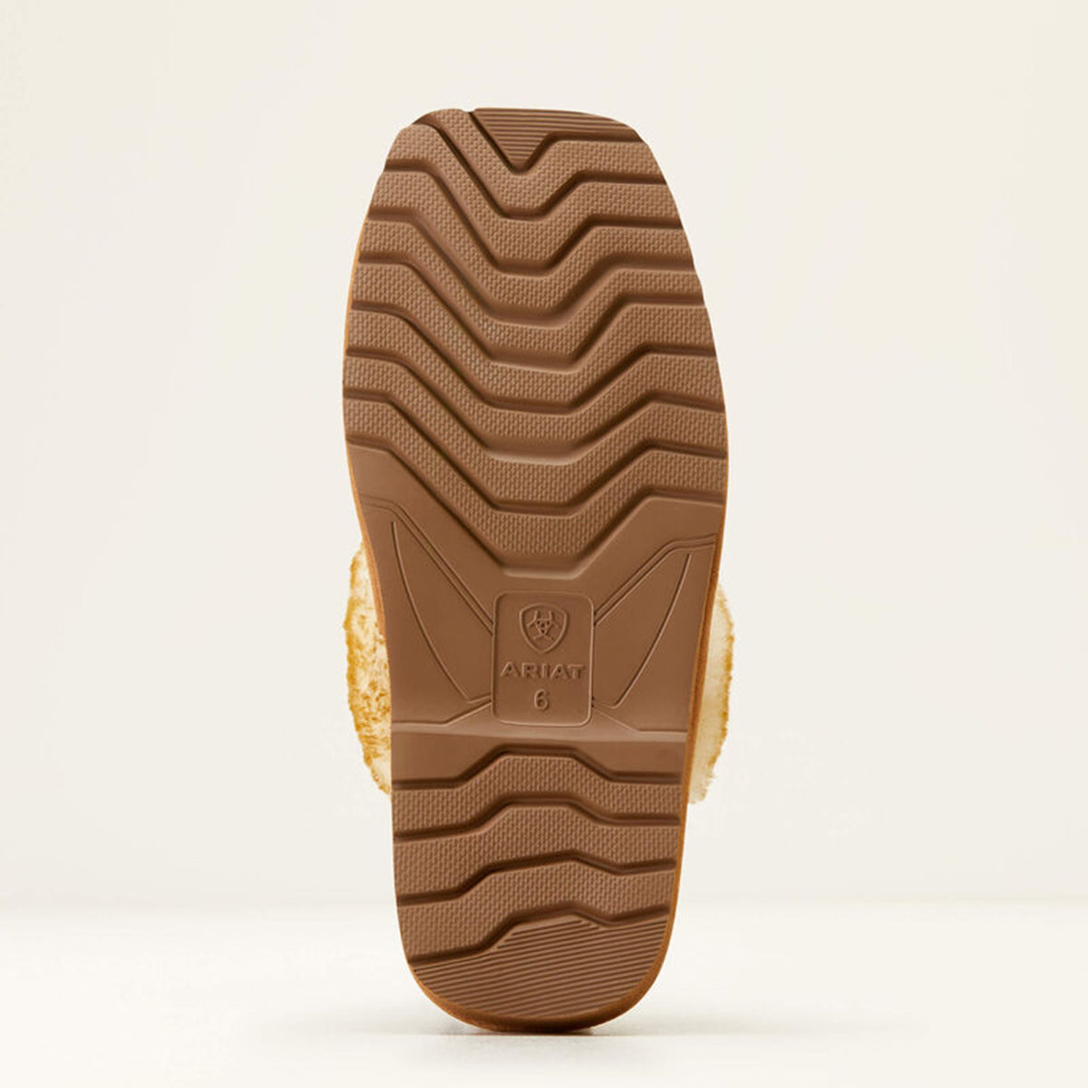 Outsole view of Women's Ariat Jackie Square Toe Slipper