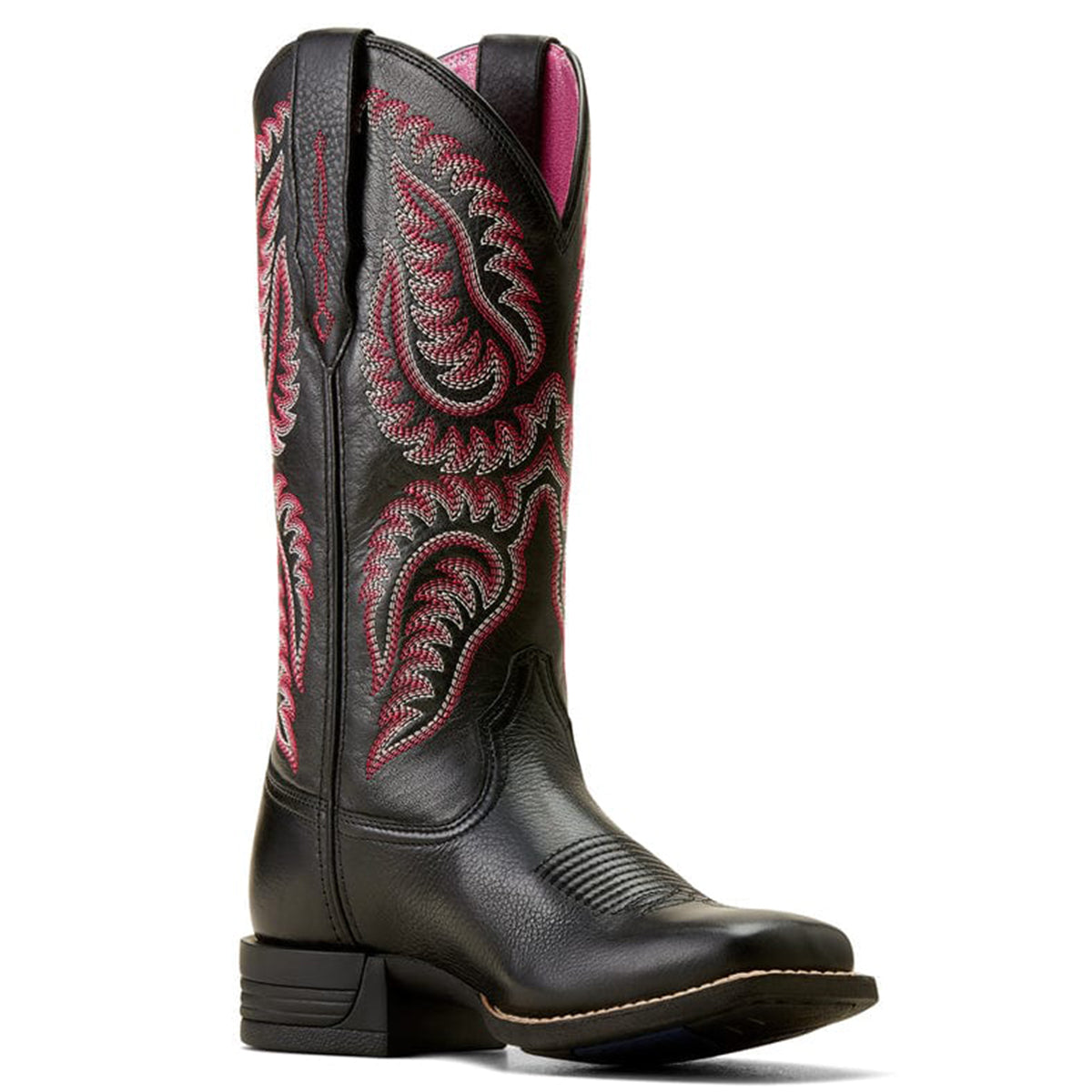 Ariat Black Cowgirl Boots Cattle Caite Stretchfit