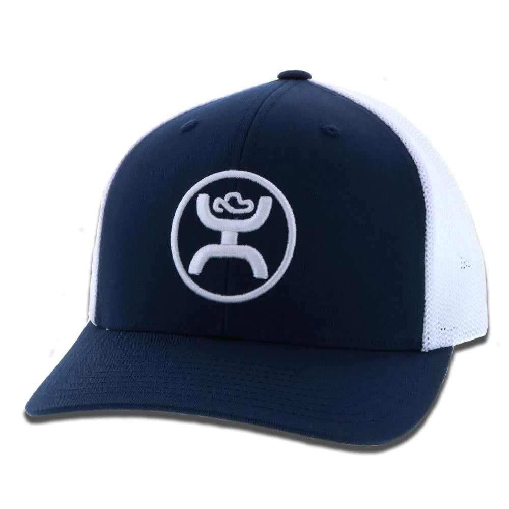 Hooey Cowboy Caps O Classic Navy & White Snapback