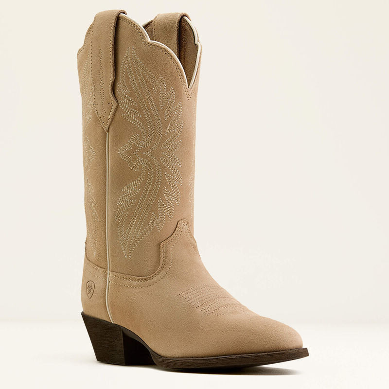 Ariat Women's Taupe Heritage StretchFit Western Boot R-Toe