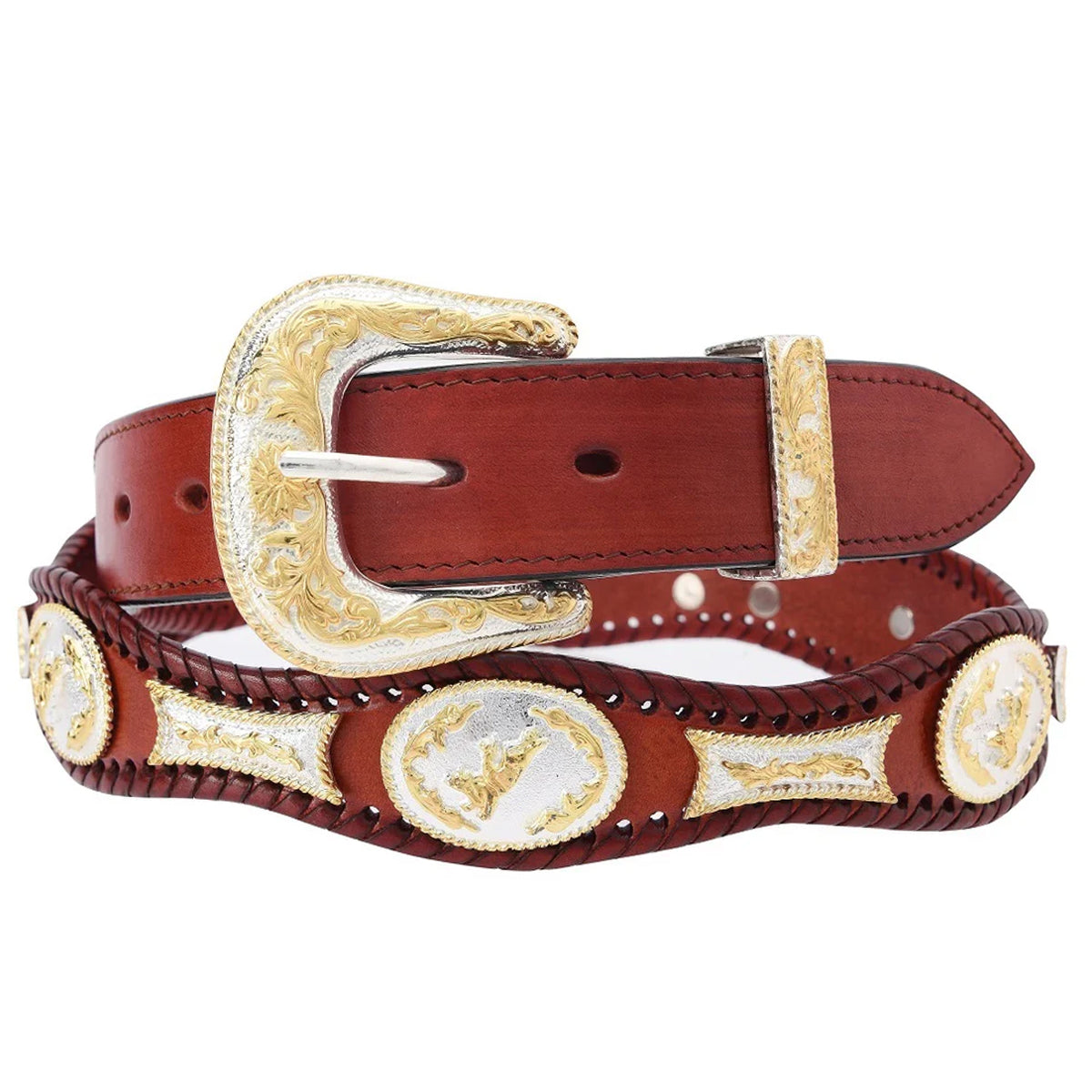 Cognac concho belt