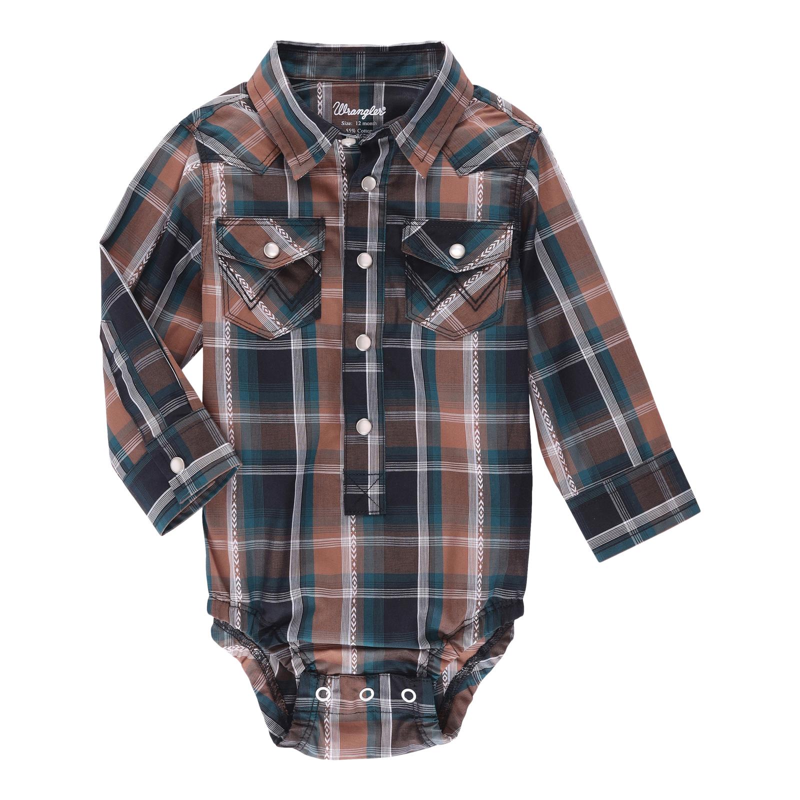 Western Plaid Onesie