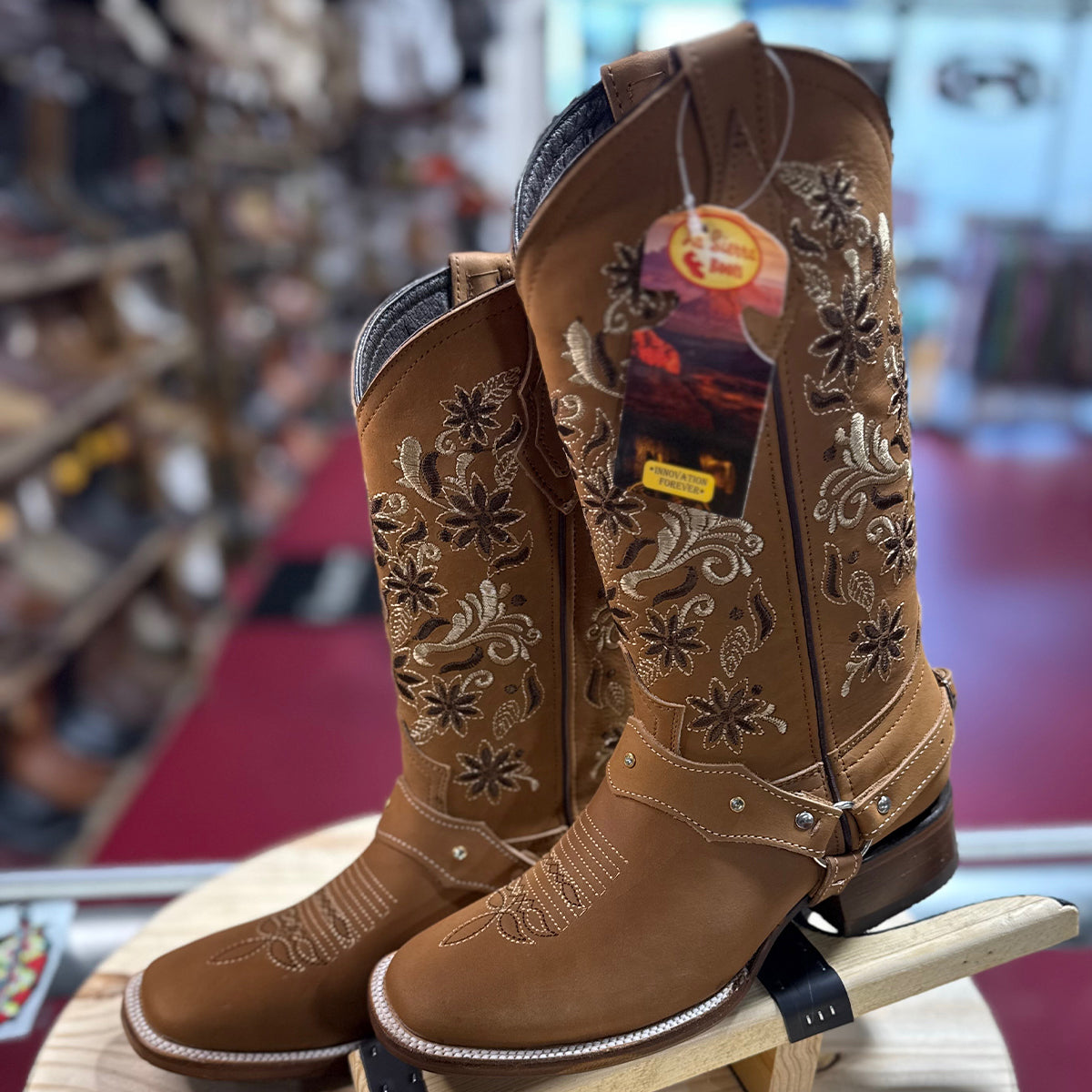 Boot Botas Para NiÃ±as Vaqueras Leather Botas Vaquera Para NiÃ±a