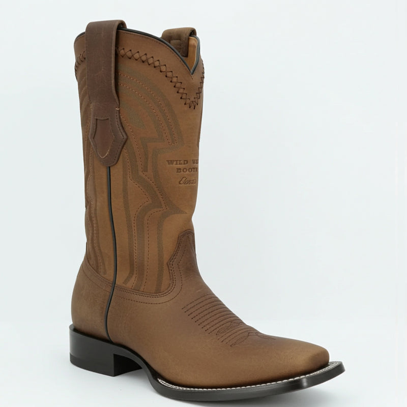 Wild West Men's Rage Honey Western Square Toe Boot