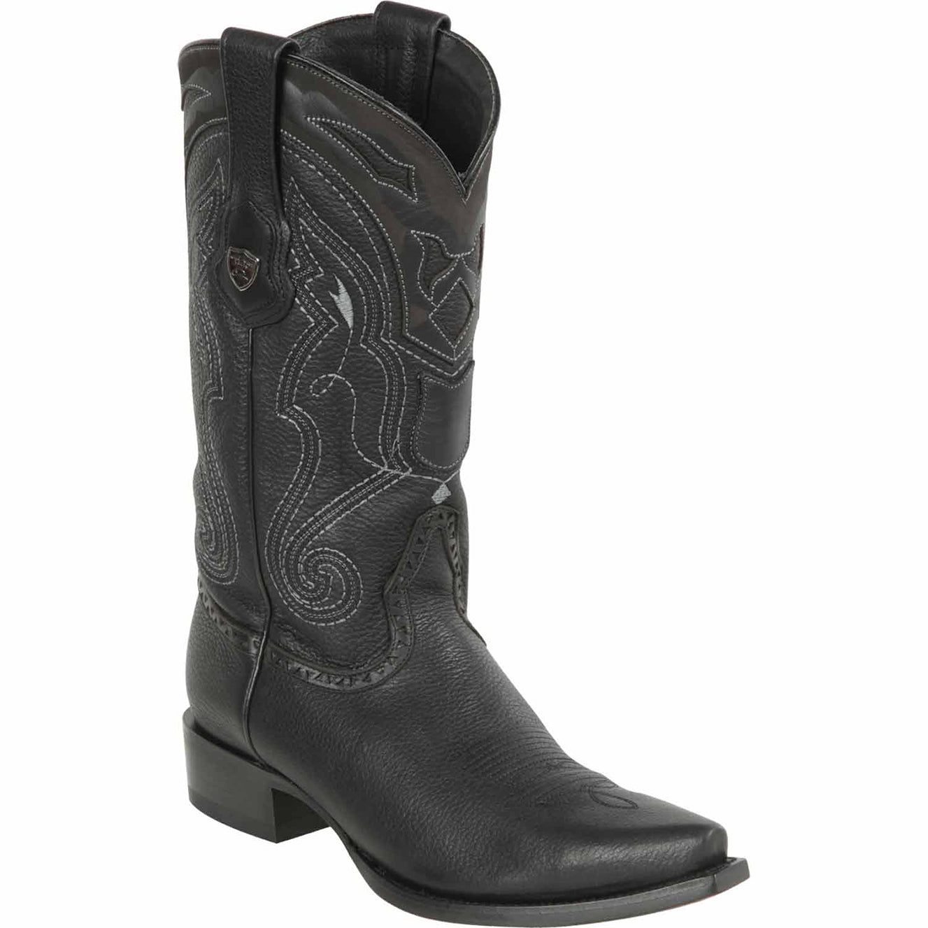 Black Snip Toe Cowboy Boots Wild West Boots