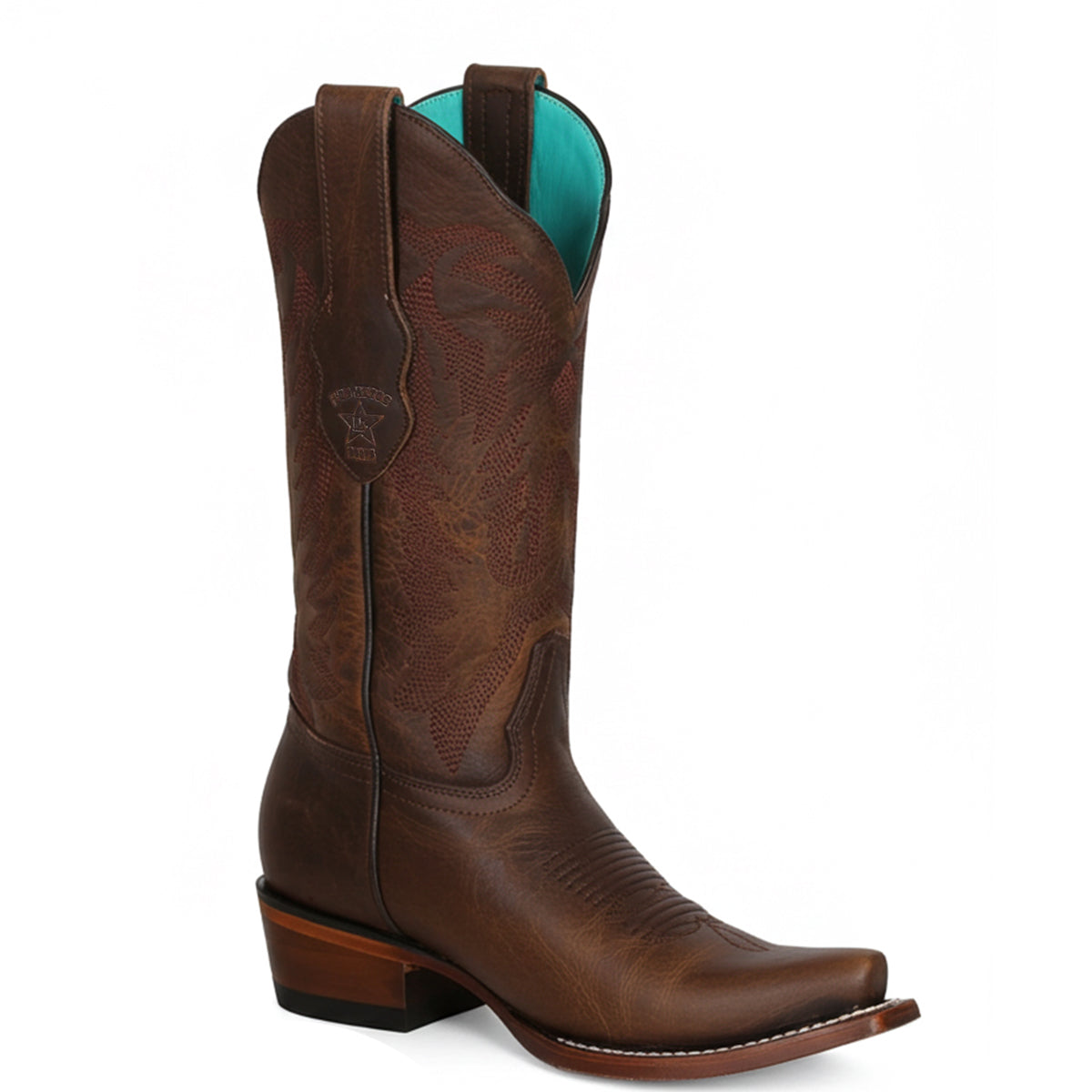 Walnut Snip Toe Cowgirl Boot