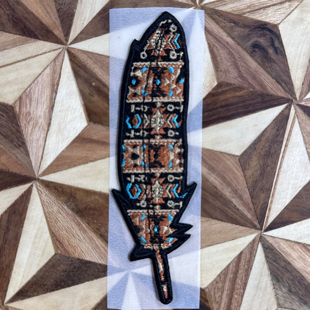 Feather custom cowboy hat patches