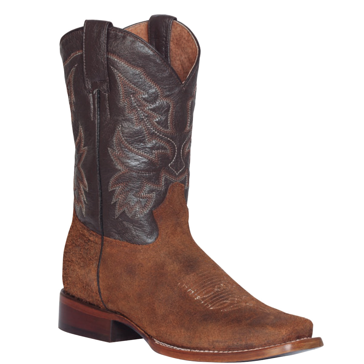 Brown Square Toe Cowgirl Boots main image 1