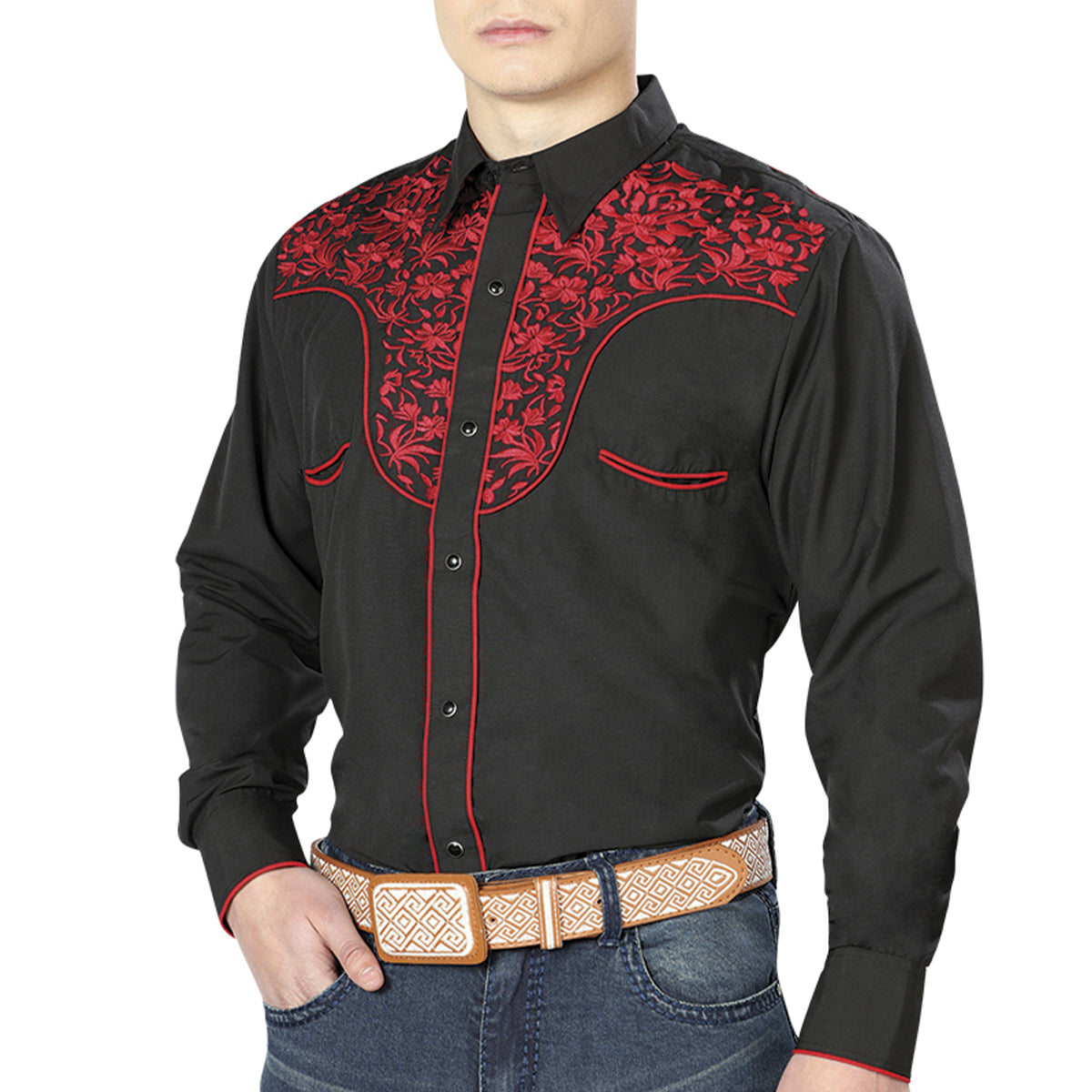 Black Cowboy Shirt 3XL / Black Black Cowboy Shirt 3XL / Black