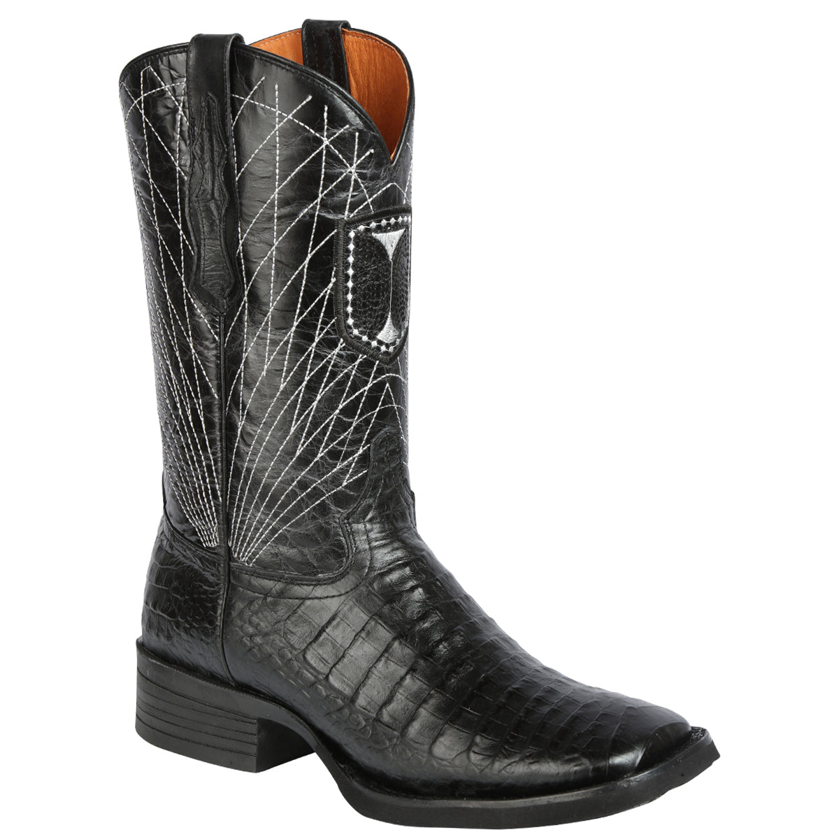 Caiman Boots Alligator Hide Boots Men's Bench Made Stilwell