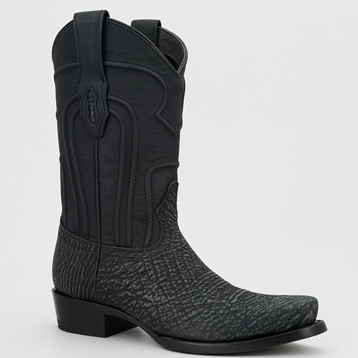 Round Toe Botin Franco Cuadra Mantarraya Botas De Tiburon