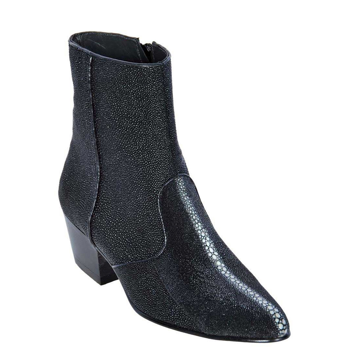 Mens Stingray Cuban Heel Ankle Boot