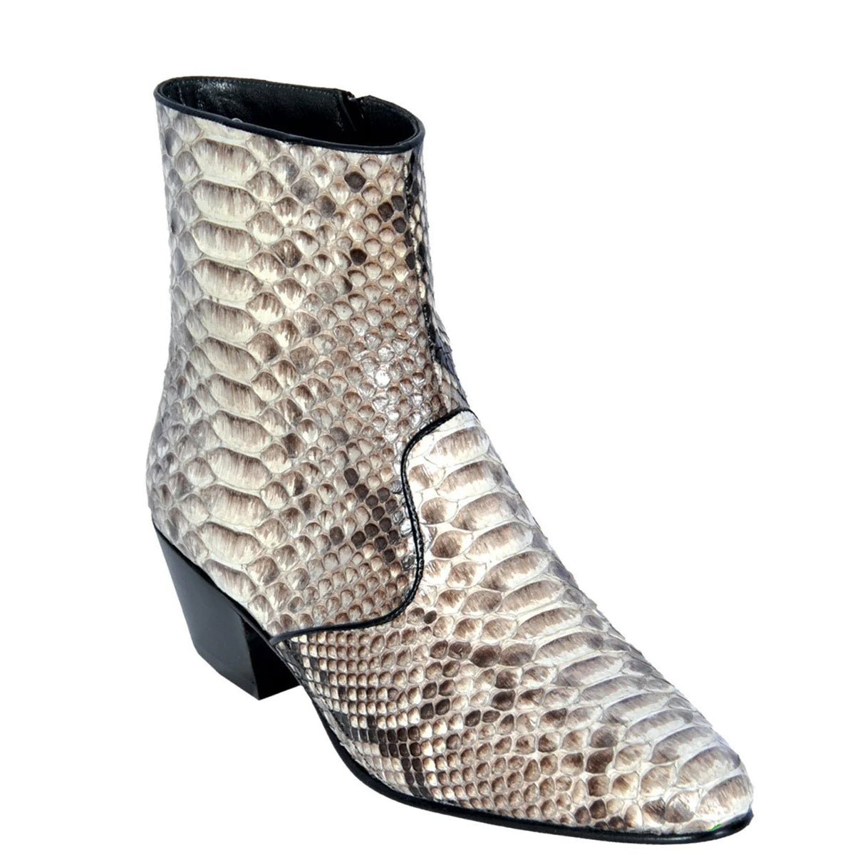 Mens Python Snakeskin Ankle Boots