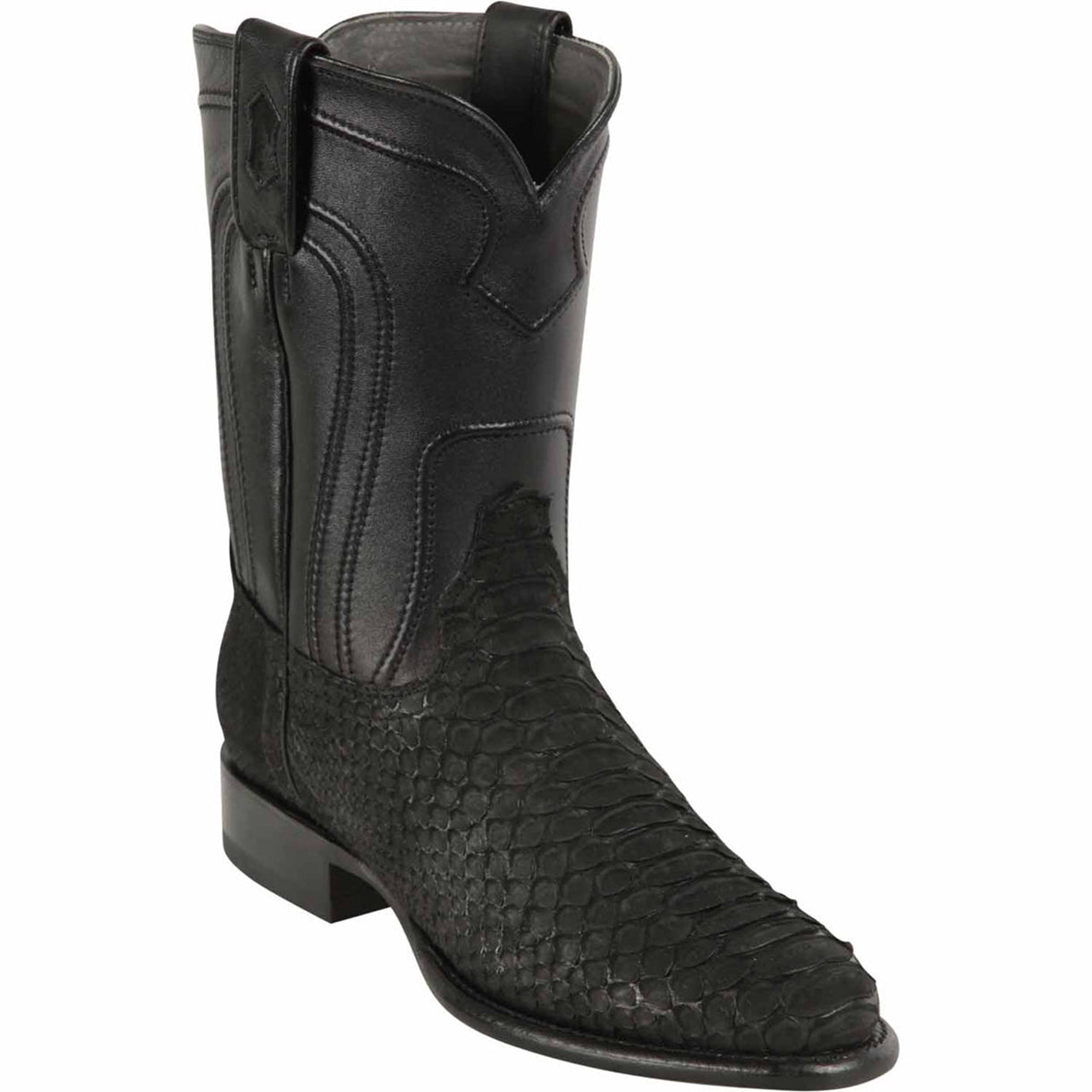 Black Snakeskin Cowboy Boot