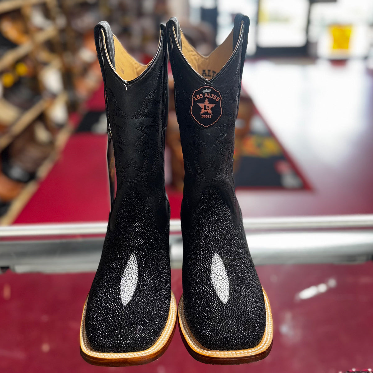 Los Altos Stingray Square Toe Cowboy Boots