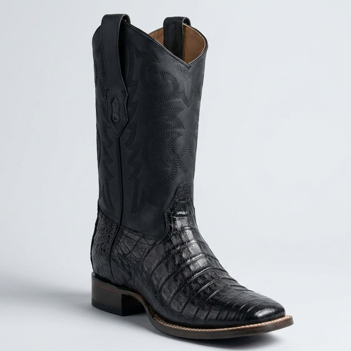 Western Boots Expensive Square Toe Boots Snakeskin Boots Cobra Skin Cowboy Boots Marco Di Milano Missouri Python  Cowboy Western Boots Black Red Square Toe Men's Size Exotic Luxury Footwear 