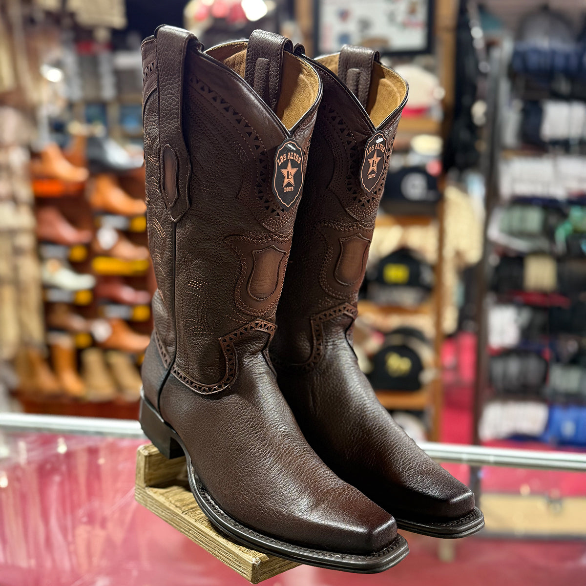 Los Altos Botas Vaqueras Cafe Horma Europea