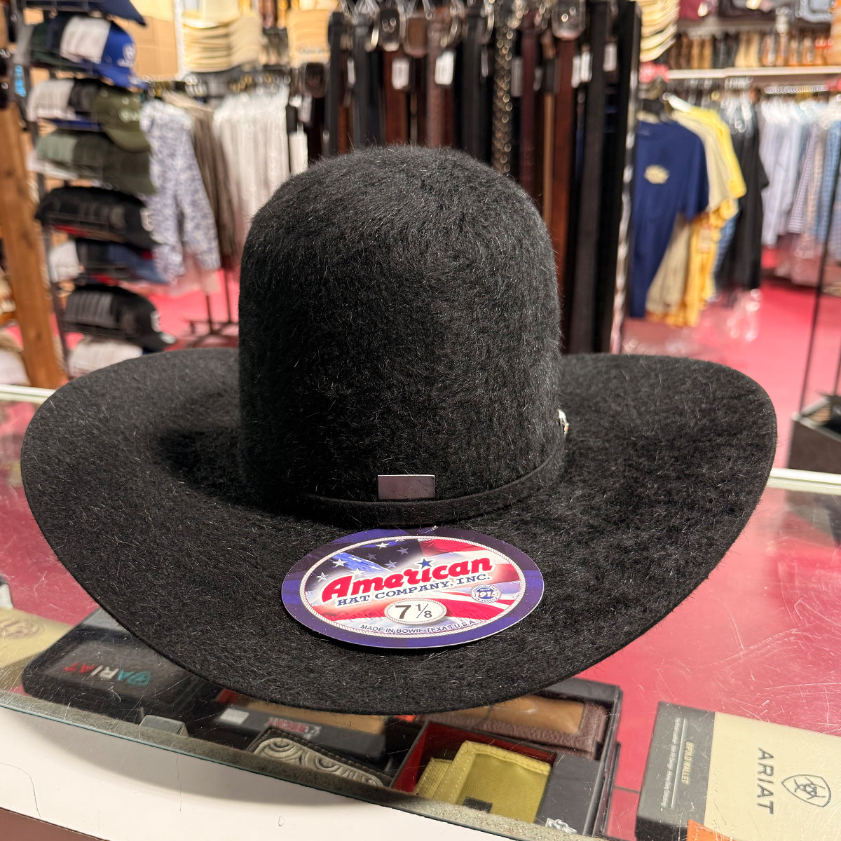American Hat Company 20x Felt Hat Grizzly Open Crown