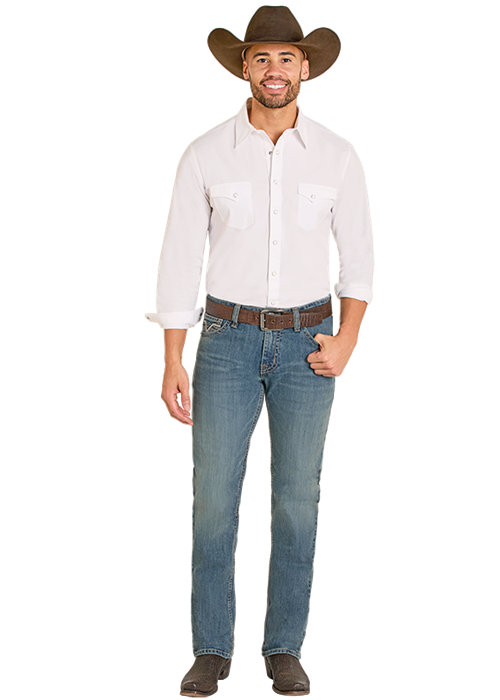 Raised Denim Revolver Jeans