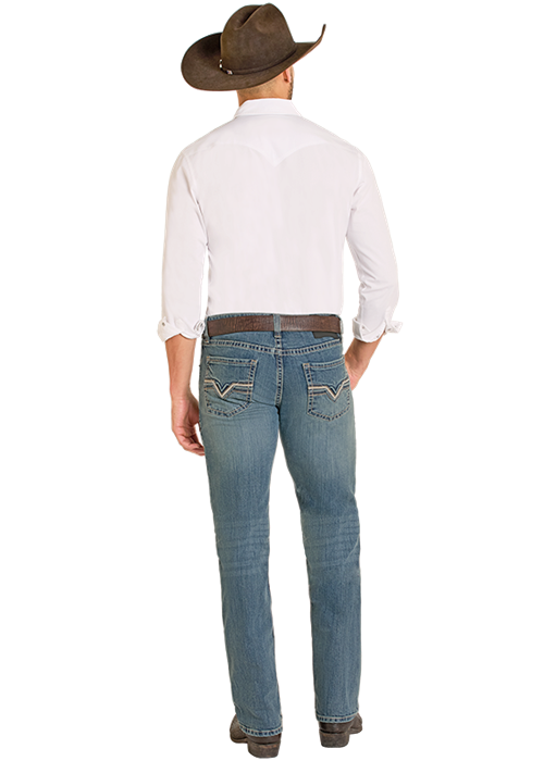 Raised Denim Revolver Jeans