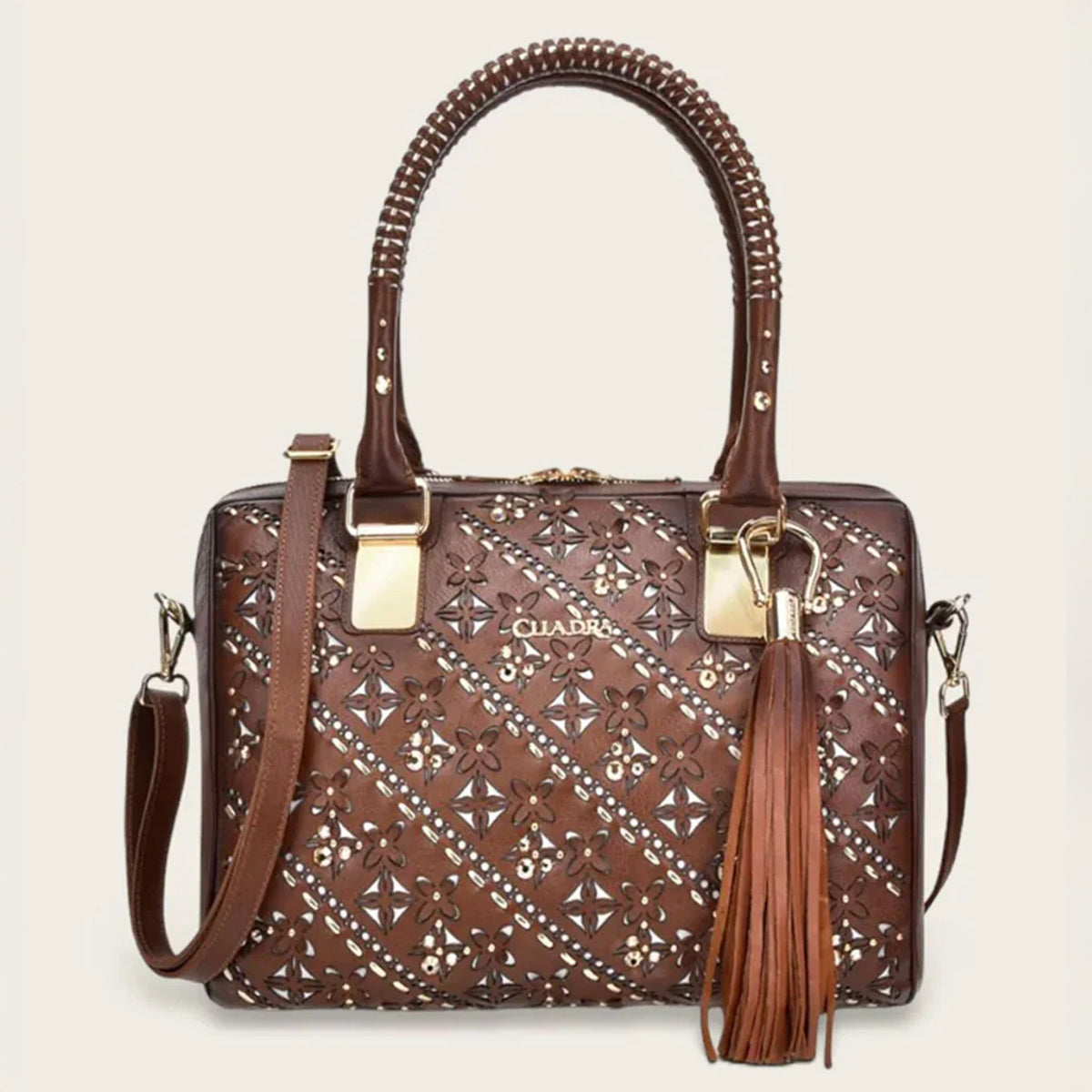 Bolsa Cuadra Con Cristales Austriacos