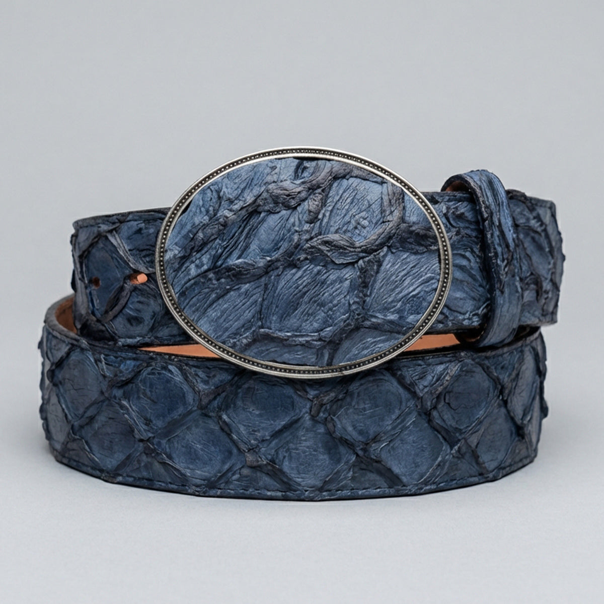 Blue Jean Pirarucu Belt