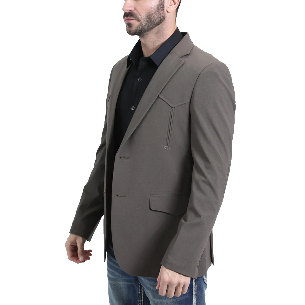 Brown cowboy blazer