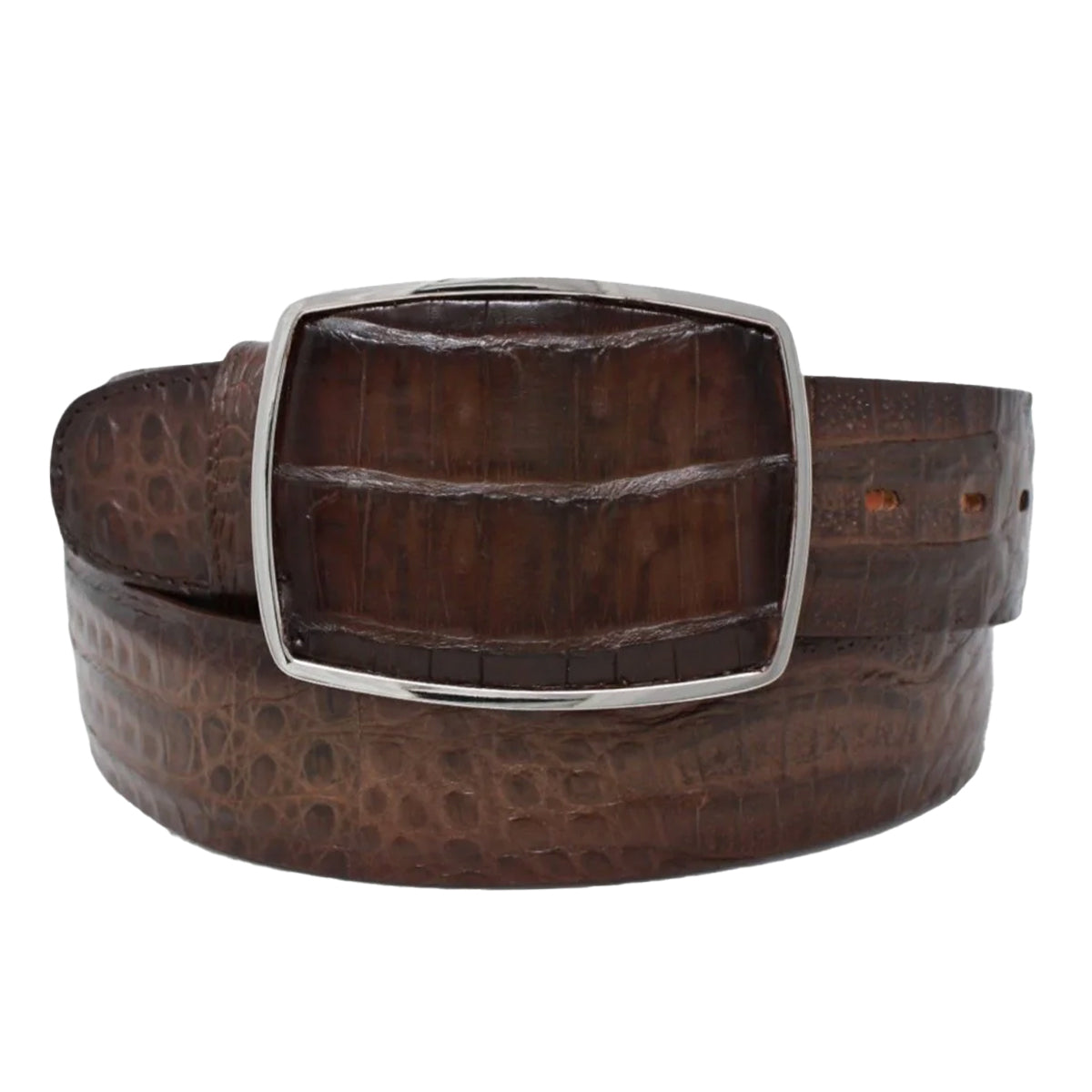 Faded Brown Caiman Belt