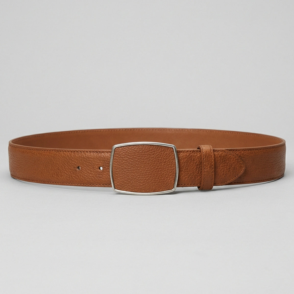 Men's Leather Belt Honey Grisly Finish