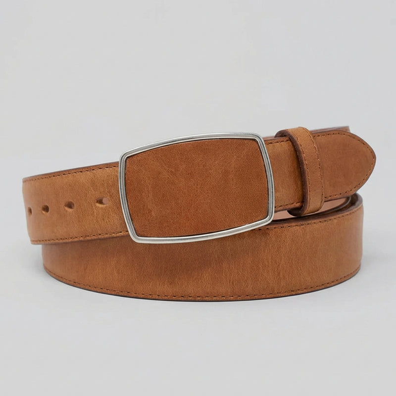 Honey Brown Rage Finish Western Belt