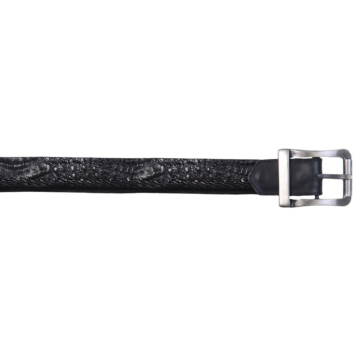 Men's Black Caiman Belt 46 / Black