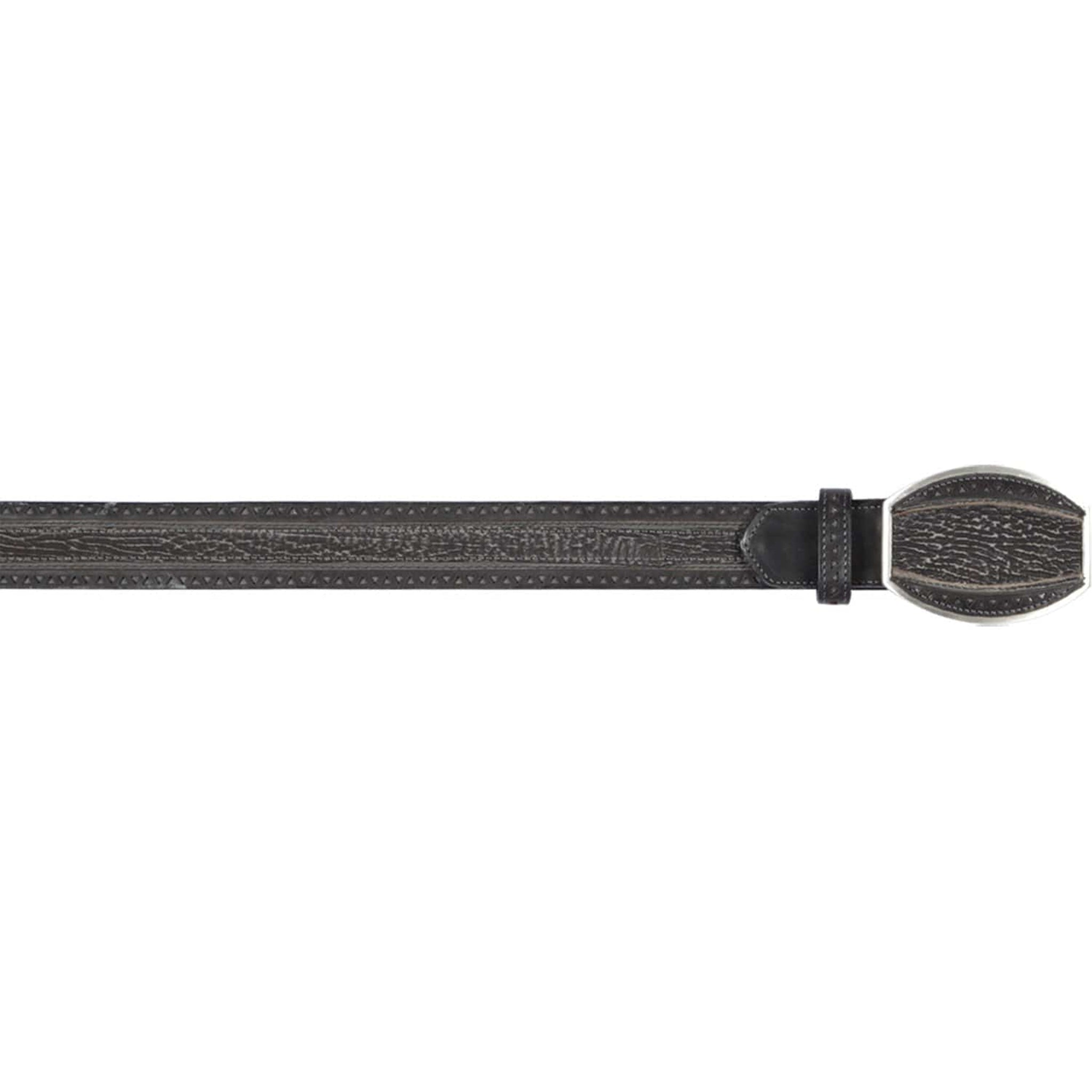 Black Genuine Eelskin Belt main image 0