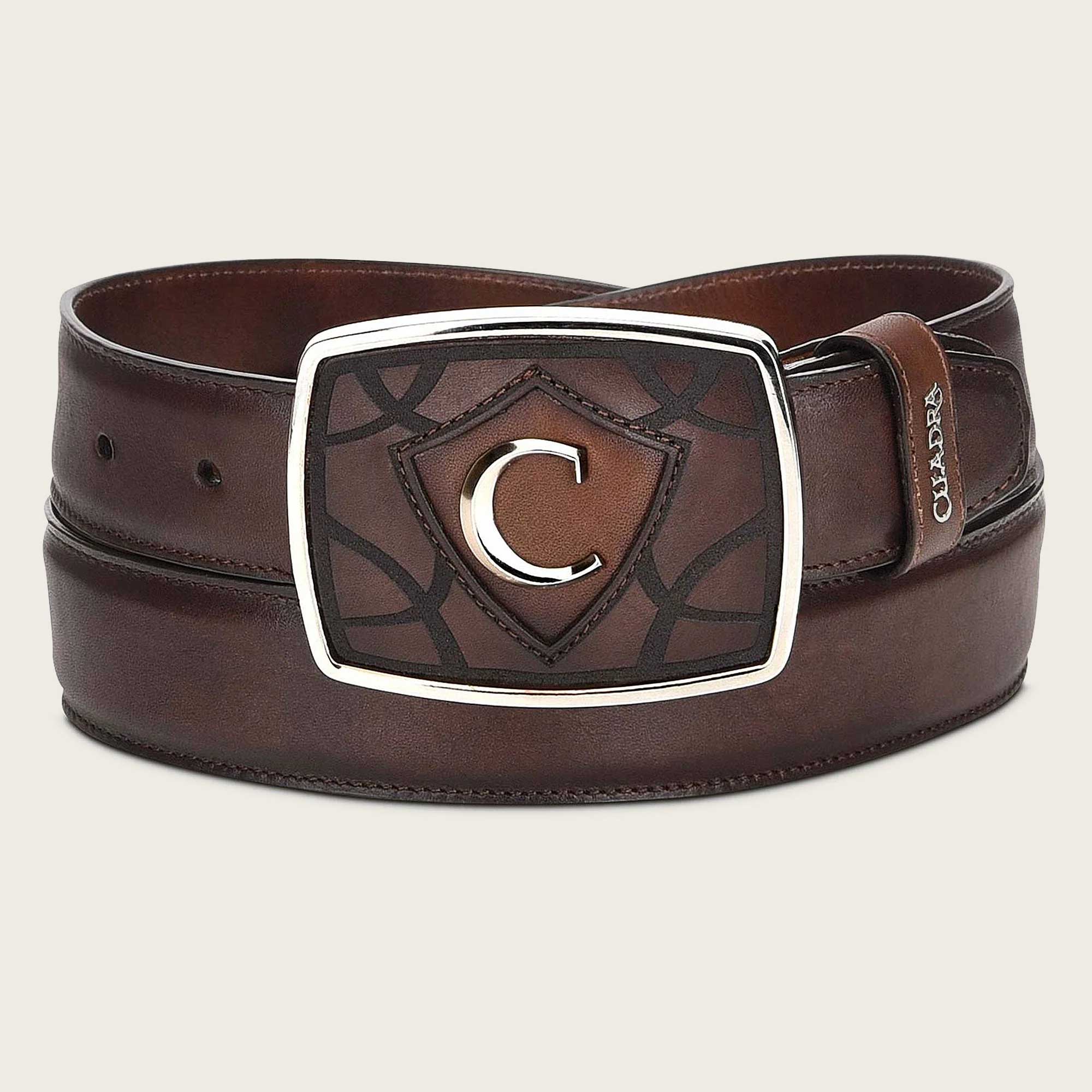 Mens Cuadra Belt Brown