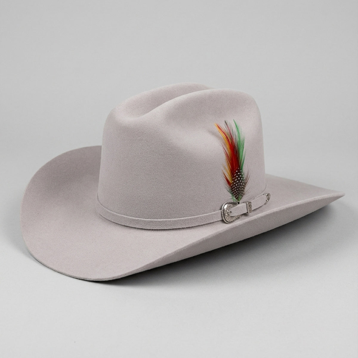 Cuernos Chuecos 6X Mist Grey Chaparral Sinaloa Felt Cowboy Hat