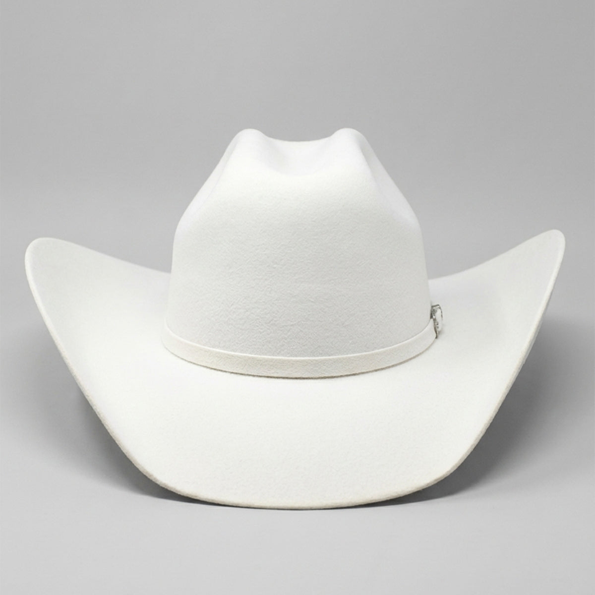 Cuernos Chuecos 6X White Felt Cowboy Hat
