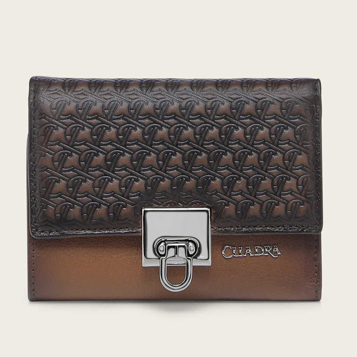 Ladies Chocolate Laser Cuadra Wallet