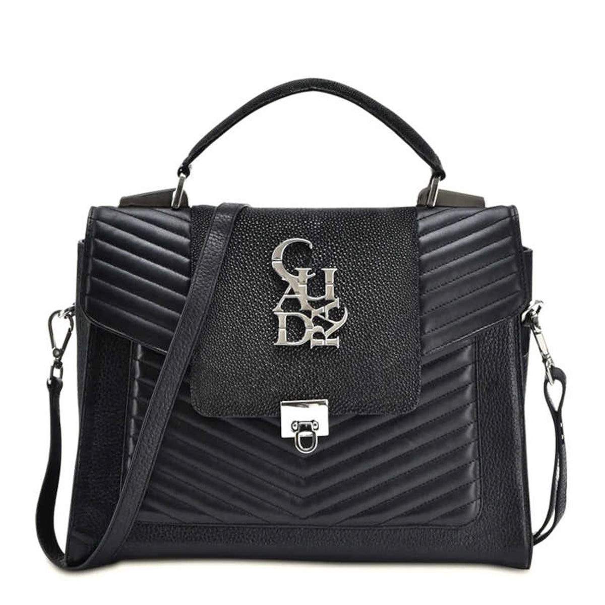 Cuadra Crossbody Stingray Handbag