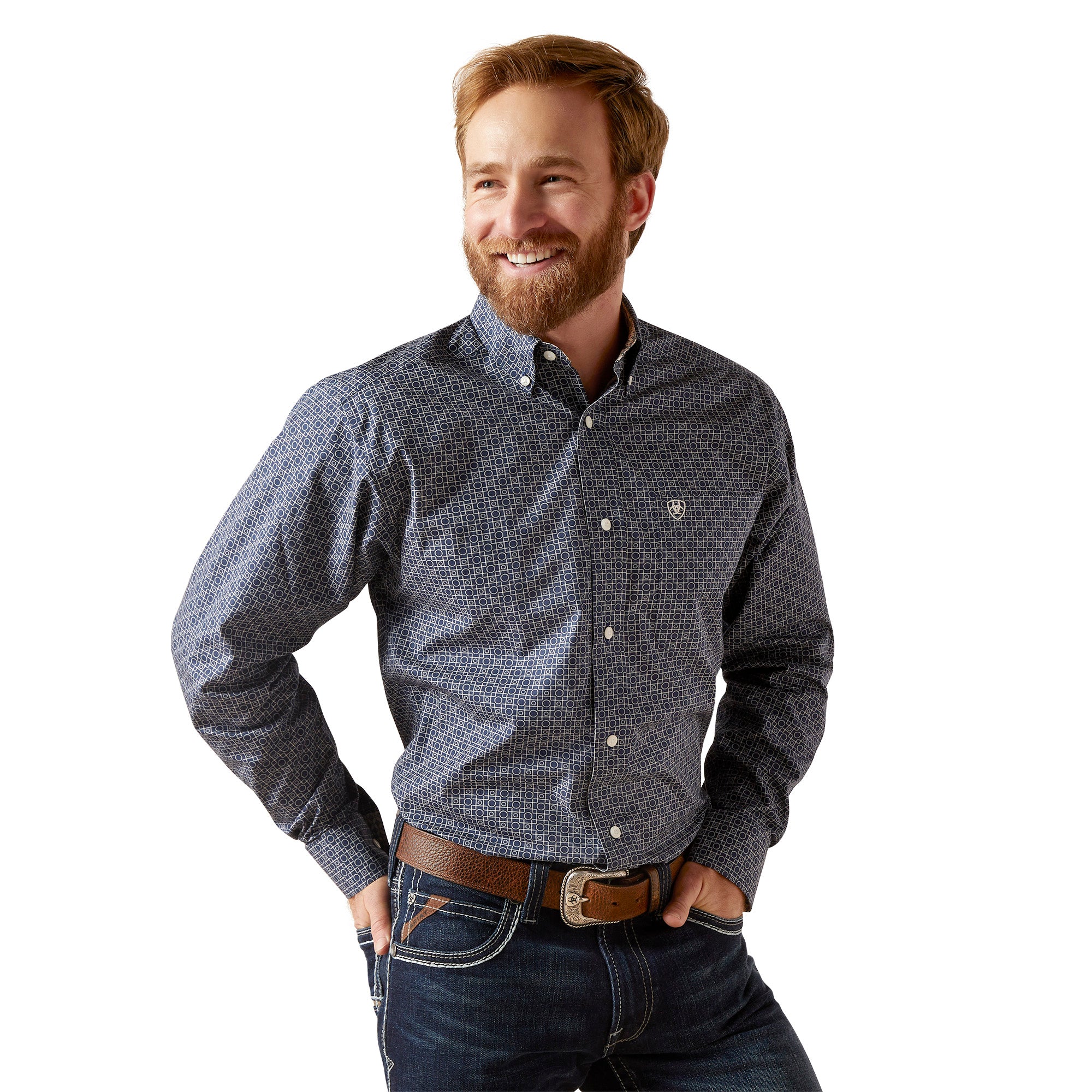 Wrinkle Free Kieran Fitted Ariat Shirt