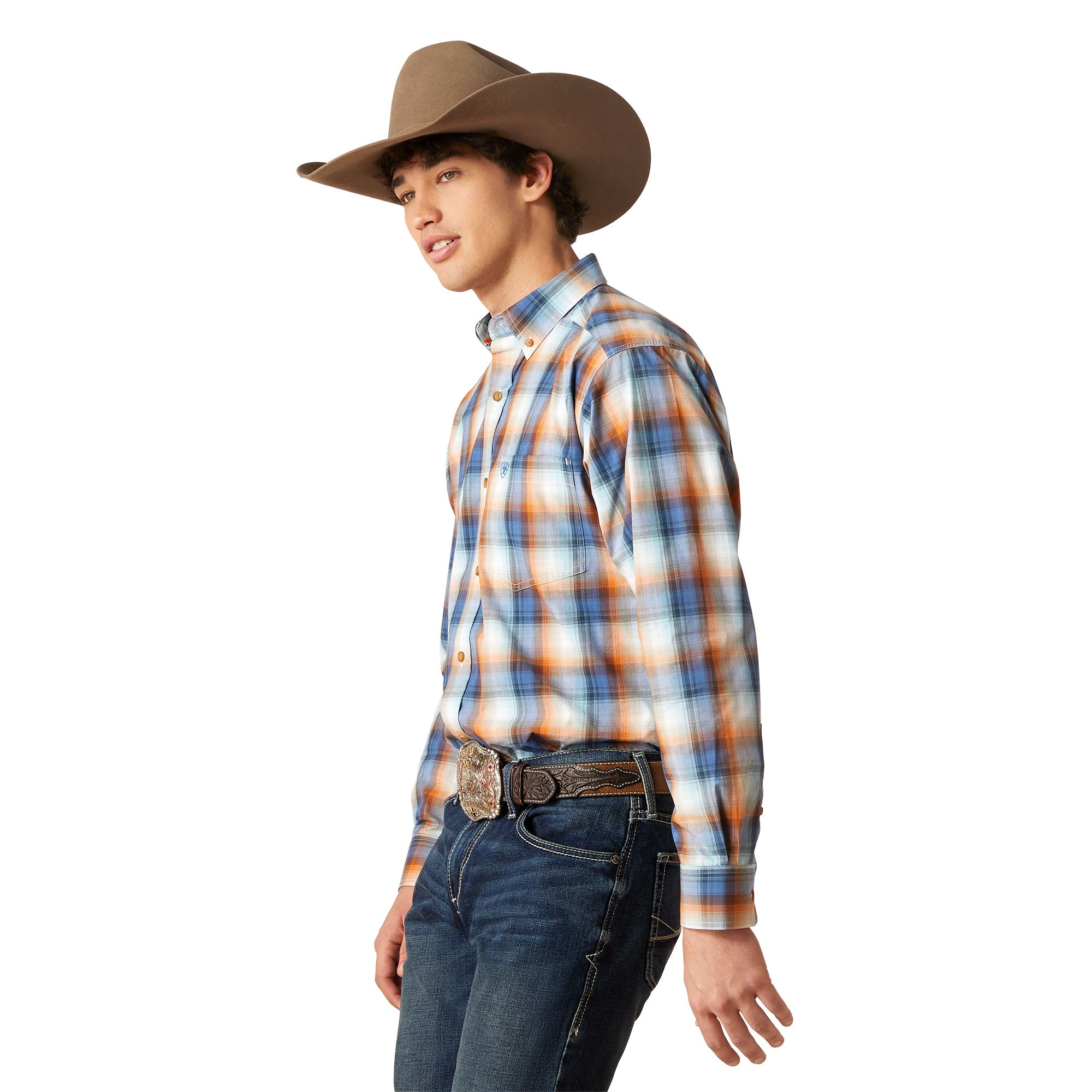 Mens Ariat Shirt Pro Series Greer Classic Fit