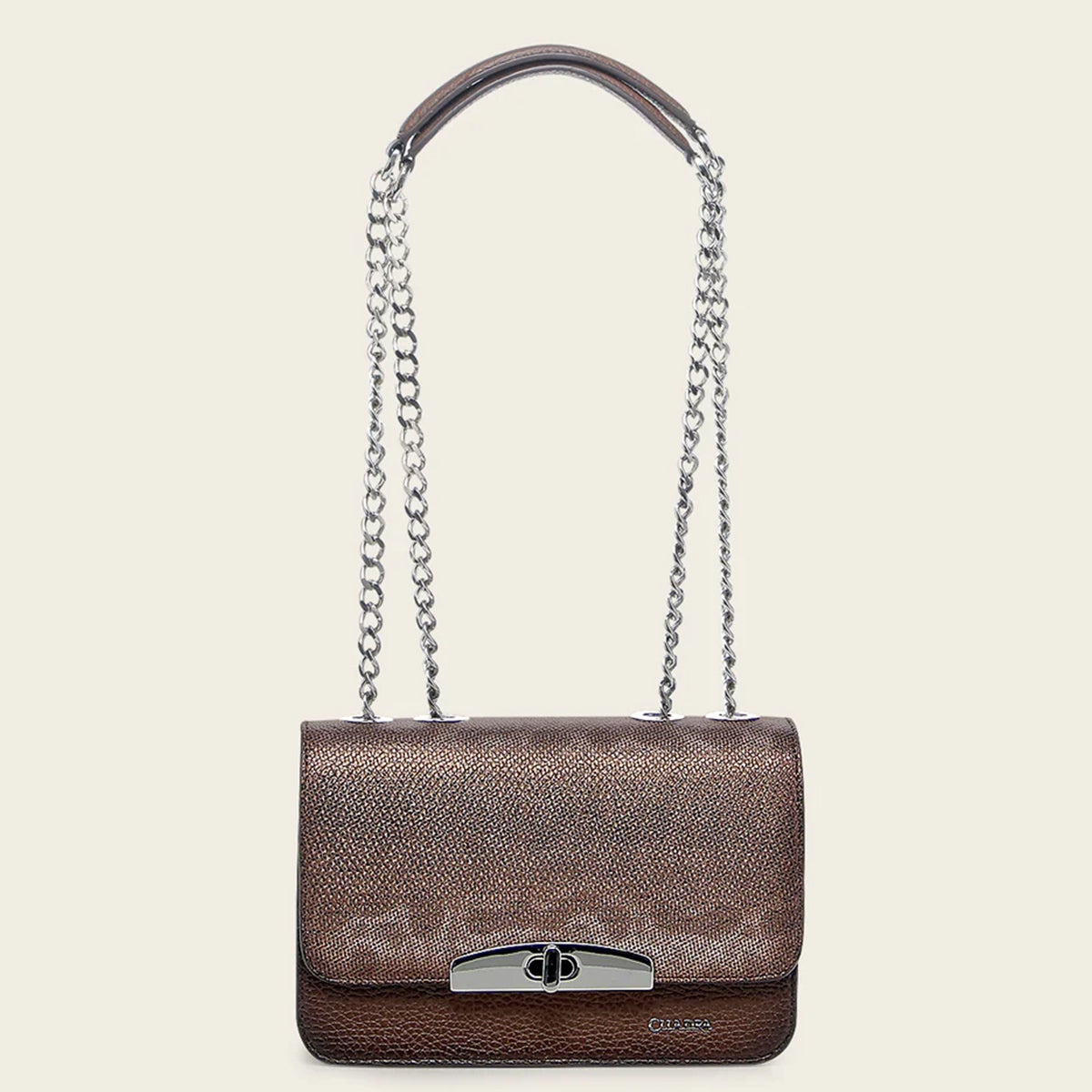 Cuadra Python Snakeskin Handbag