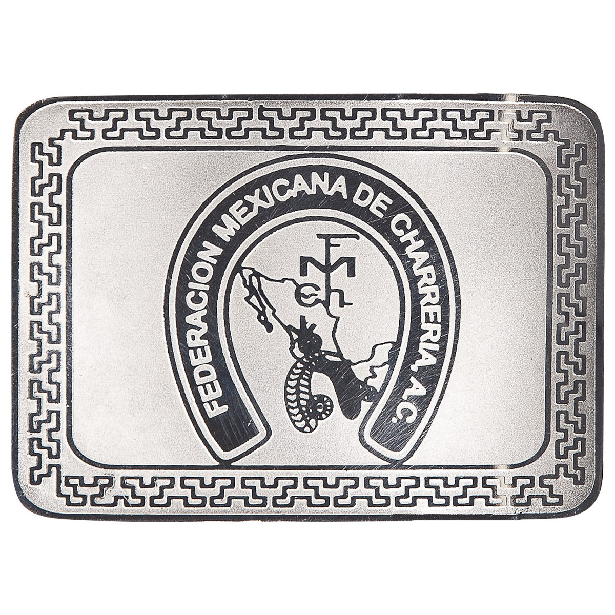 Hebilla federación mexicana de charreria