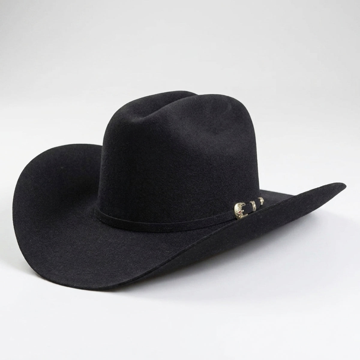 Larry Mahan Real 6X Black Felt Cowboy Hat | Made in USA