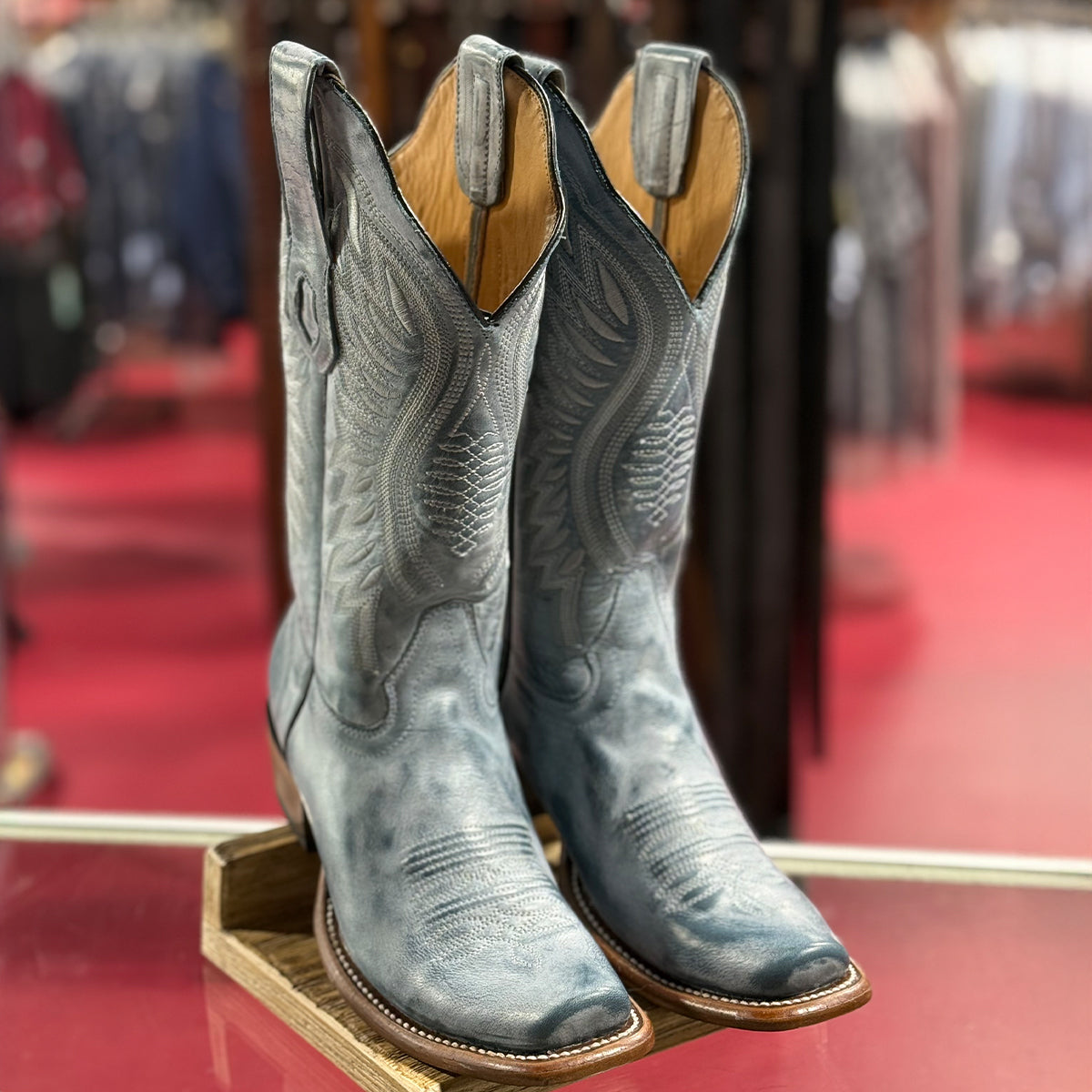 Los Altos Vintage Brown Women's Cowboy Boots