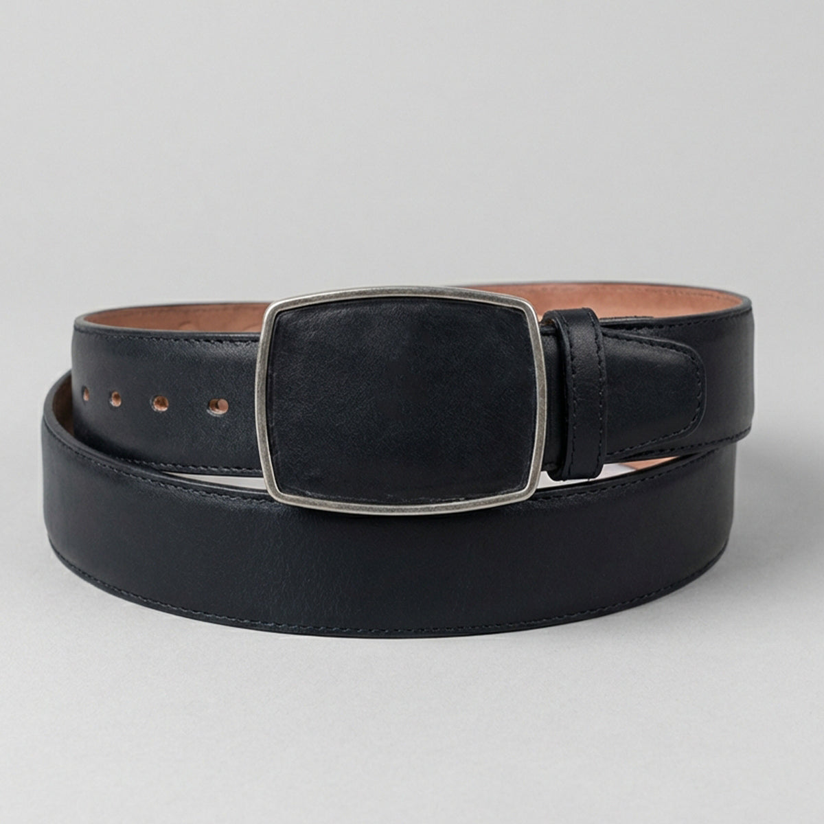Pull-Up Black Western Belt